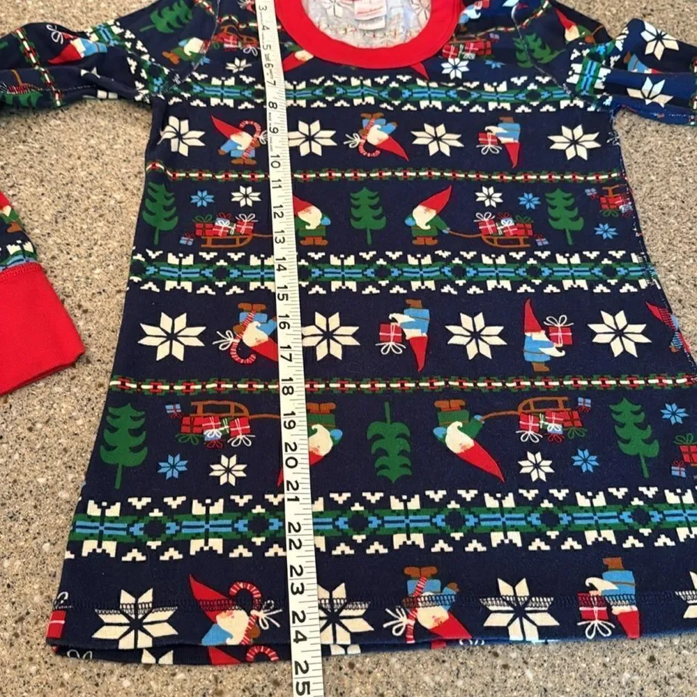 HANNA ANDERSSON Gnome Christmas Fair Isle Pajama Top